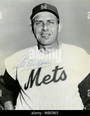 New York Mets manager Gil Hodges, spring training. News Photo