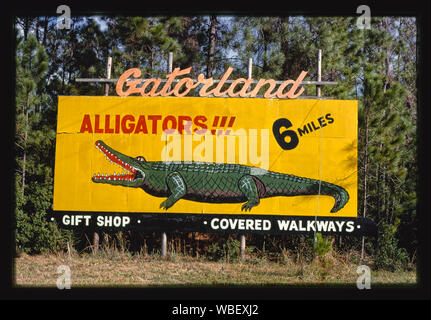 Gatorland, Route 1, St. Augustine, Florida Stock Photo