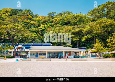 Kochi, Shikoku, Japan - April 20, 2019 : Katsurahama beach aquarium Stock Photo