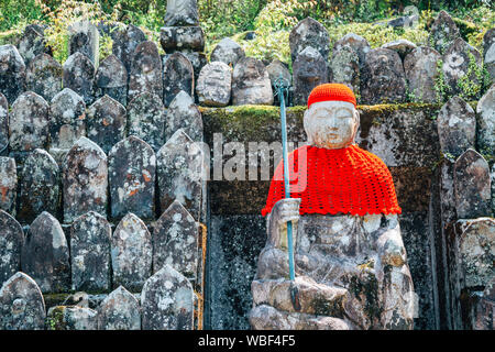 Buddha statues at Godaisan mountain Chikurin-ji temple, Shikoku pilgrimage in Kochi, Shikoku, Japan Stock Photo