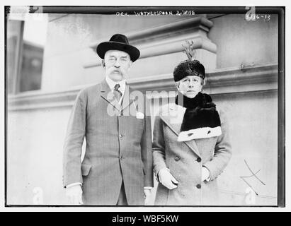 Gen. Wotherspoon & wife Abstract/medium: 1 negative : glass ; 5 x 7 in. or smaller. Stock Photo