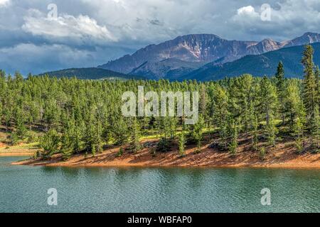 Colorado Mountain Scenery, Rocky Mountains Stock Photo