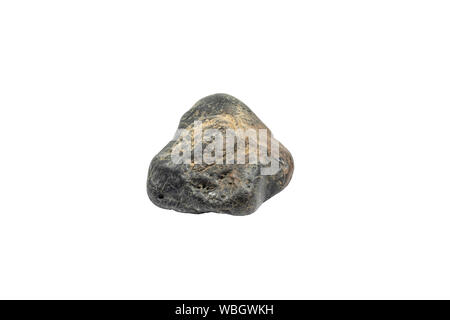Stone isolated on white background with clipping paths. Stock Photo
