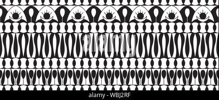 Seamless vector monochrome texture of smooth lines with sharp ends