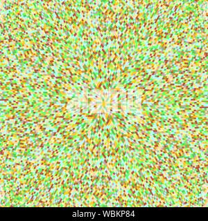 Dynamic hypnotic geometrical round tiled mosaic background - colorful psychedelic vector graphic design Stock Vector