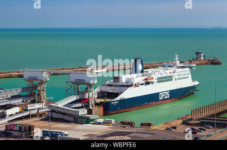 Port of Dover ferry Terminal. Stock Photo