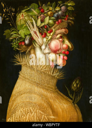 Giuseppe Arcimboldo, painting, Summer, (The Four Seasons), 1563 Stock Photo