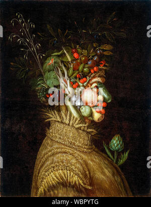 Giuseppe Arcimboldo, Summer, (The Four Seasons), painting, 1572 Stock Photo