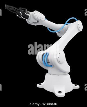 Industrial Robotic Arm Stock Photo