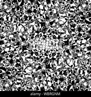 Abstract art. Painted pattern. Seamless background from brush strokes Stock Vector