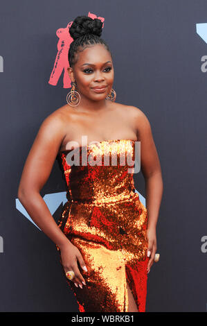 Newark, USA. 26th Aug, 2019. Charm La'Donna attends the 2019 MTV Video Music Video Awards held at the Prudential Center in Newark, NJ Credit: SOPA Images Limited/Alamy Live News Stock Photo