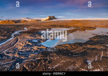 Skeidararjokull Glacier. Skaftafell National Park Iceland Stock Photo ...