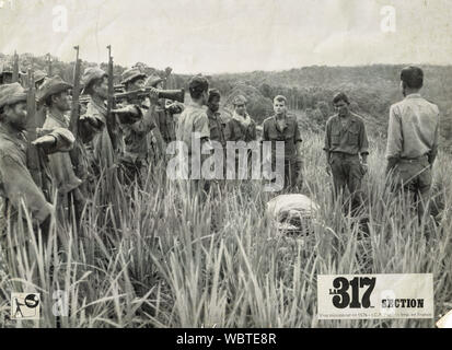 The 317th platoon - La 317e Section, promotion photo for Pierre Schoendoerffer's movie, France, 1965 Stock Photo