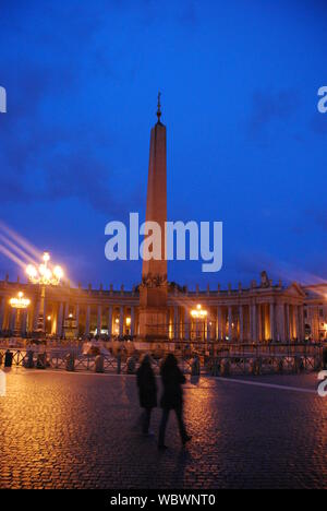 Low Angle View Of Obelisk At St Peters Square Against Sky