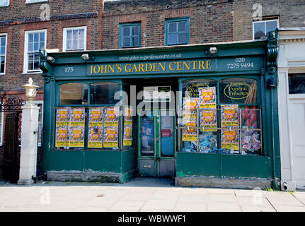 Closed shop in Stoke Newington Church Street, London, Britain, 2019 Stock Photo