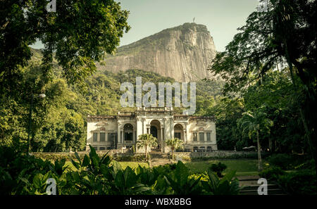 Rio de Janeiro, Brazil - December 20, 2017: Parque Enrique Lage in Rio de Janeiro city, Brazil Stock Photo