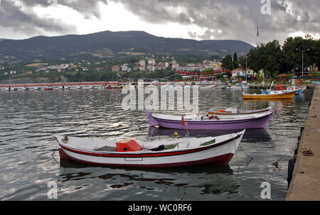 gerze port in sinop turkey Stock Photo