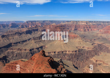 Canyon view from South Rim, Grand Canyon National Park, USA Stock Photo