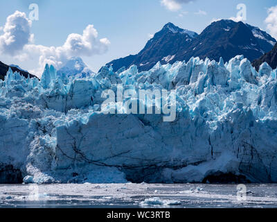 Margerie glacier, a  calving tidewater glacier in Glacier Bay National Park, Alaska Stock Photo