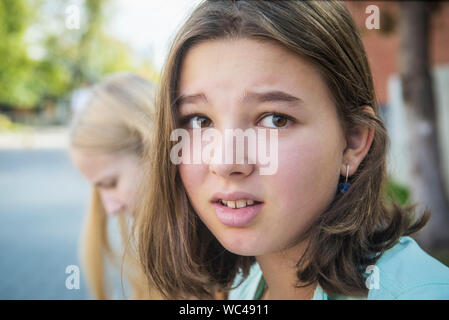 Close-up Portrait Of Teenage Girl