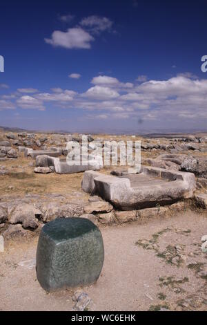 Hattusha ancient city in corum turkey Stock Photo