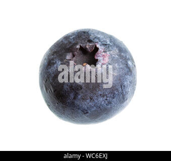 ripe blueberry isolated on white background Stock Photo