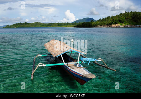 Togian islands on the gulf of Tomini in the central Sulawesi. The most populat tourist dive destination in Indonesia, Stock Photo