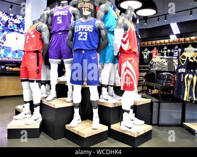 NBA store in New York City, USA Stock Photo - Alamy