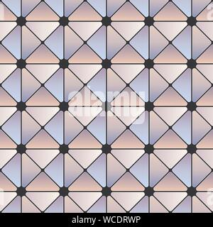 Seamless futuristic geometric cyberpunk pattern. Stock Vector