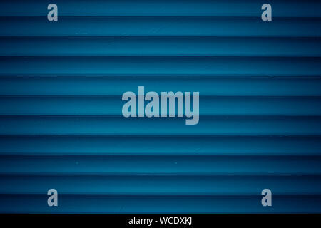 Blue horizontal panel texture background with smooth layered stripes, modern abstract pattern, minimal design backdrop Stock Photo