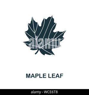 Maple Leaf vector icon symbol. Creative sign from maple leaf icons collection. Filled flat Maple Leaf icon for computer and mobile Stock Vector