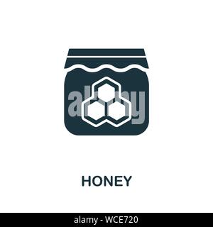 Honey vector icon symbol. Creative sign from honey icons collection. Filled flat Honey icon for computer and mobile Stock Vector