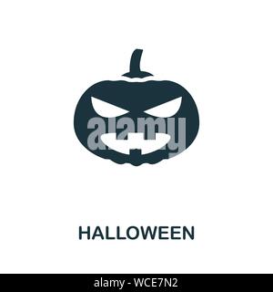 Halloween vector icon symbol. Creative sign from halloween icons collection. Filled flat Halloween icon for computer and mobile Stock Vector