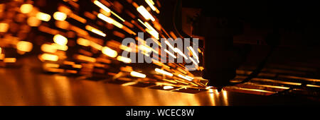 Industrial laser machine for metal Stock Photo