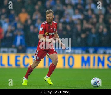 16th August 2019, John Smiths Stadium, Huddersfield England; Sky Bet Championship, Huddersfield Town vs Fulham ; Tim Ream (13) of Fulham during the game  Credit: Craig Milner/News Images  English Football League images are subject to DataCo Licence Stock Photo