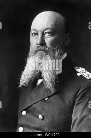 ALFRED von TIRPITZ (1849-1930) German Grand Admiral in 1903 Stock Photo