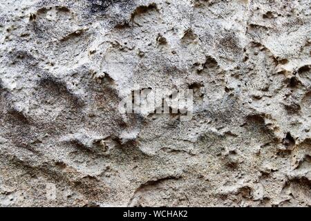 Detailed textures of concrete and granite walls in a vintage weathered look Stock Photo