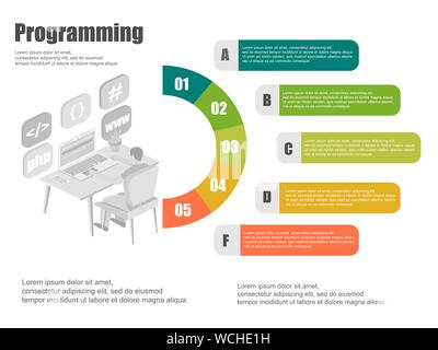 Isometric, great design for any purposes. Web site template. Infographic digital illustration. Vector graphic illustration. Business success. Vector Stock Vector