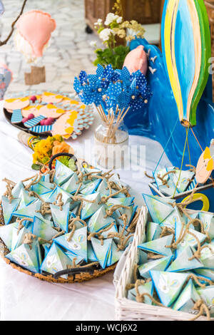 Christening Favors Blue Baby Boy Favors Greek Orthodox Baptism