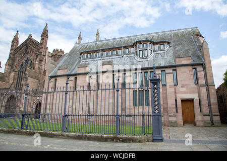 Chained Library Building, Cathedral; Hereford; England; UK Stock Photo