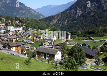 Salvan. Suisse. / Salvan. Switzerland. Stock Photo