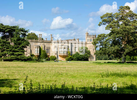 Lacock abbey in grounds William Henry Fox Talbot's country house Lacock village Wiltshire england uk gb Europe Stock Photo