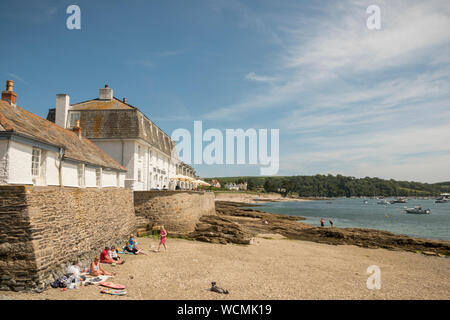 Pretty small town of St Mawes, Cornwall. Stock Photo