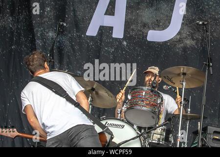 Camp Bestival 2019 - Day 3 - Performances Featuring: Ash Where: East Lulworth, Dorset, United Kingdom When: 28 Jul 2019 Credit: WENN.com Stock Photo