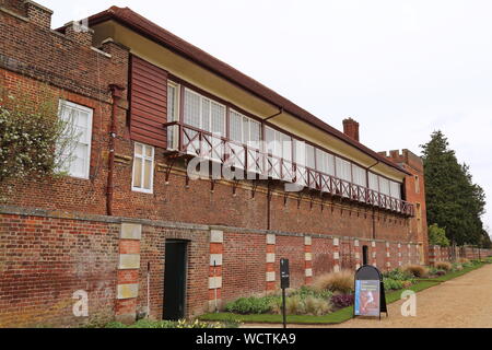 Royal Tennis Court, Hampton Court Palace, East Molesey, Surrey, England, Great Britain, United Kingdom, UK, Europe Stock Photo