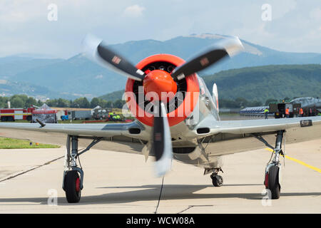 YAK-3U. SIAF Airhow, Sliac, Slovakia 2019 Stock Photo