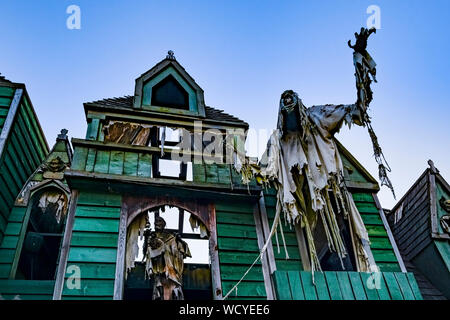 Haunted House, Playland, Hastings Park, Vancouver, British Columbia, Canada Stock Photo