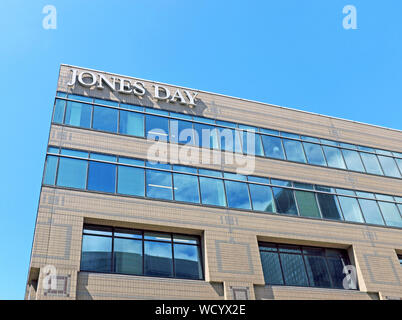 Jones Day, the international law firm, headquarters building in downtown Cleveland, Ohio, USA. Stock Photo