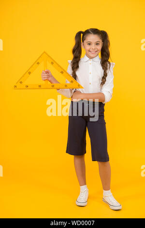 RULLER FOR MATHEMATICS AND GEOMETRY IN SCHOOL Stock Photo - Alamy