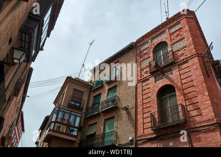 TOLEDO, SPAIN - APRIL 24, 2018: Picturesque architecture on the streets of Toledo. Stock Photo